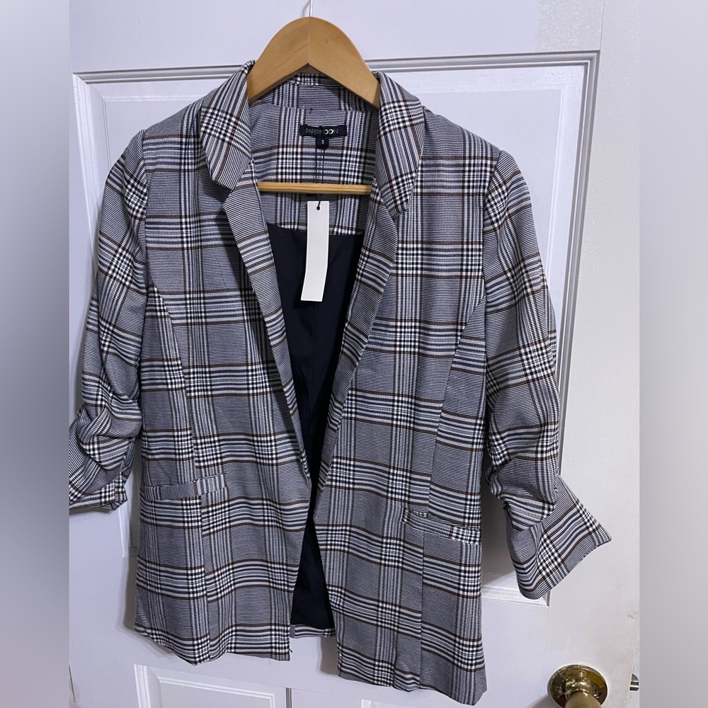 Plaid blazer